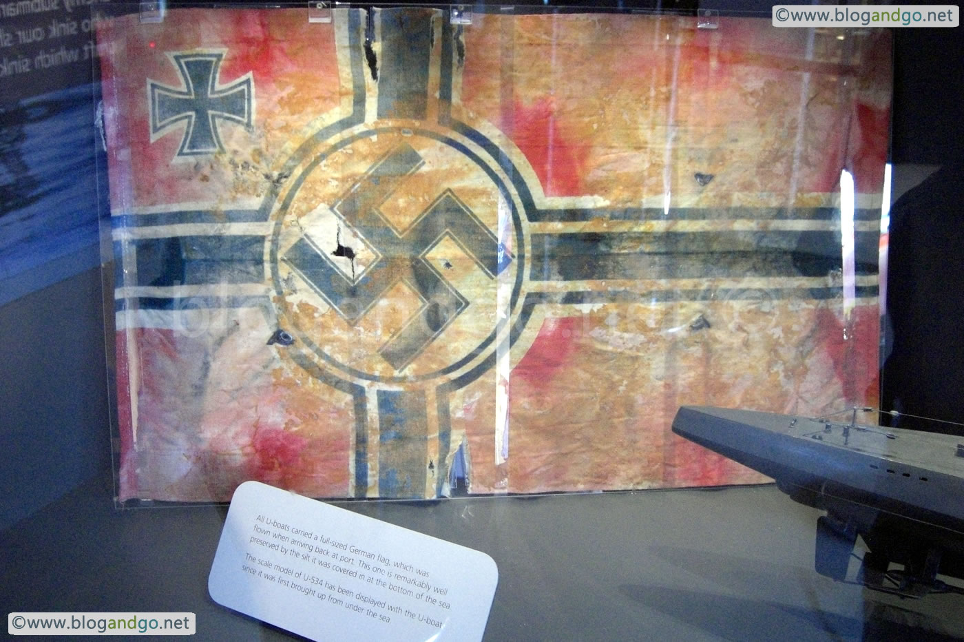 U534 - Preserved WW2 German flag